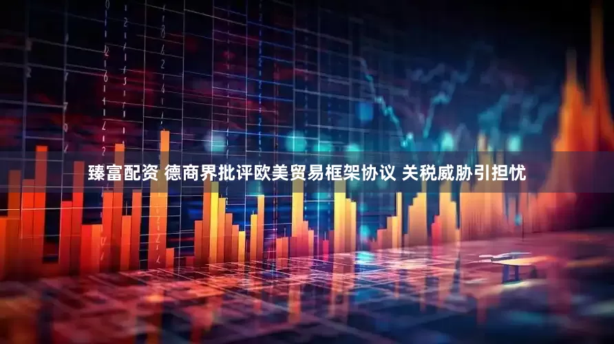 臻富配资 德商界批评欧美贸易框架协议 关税威胁引担忧